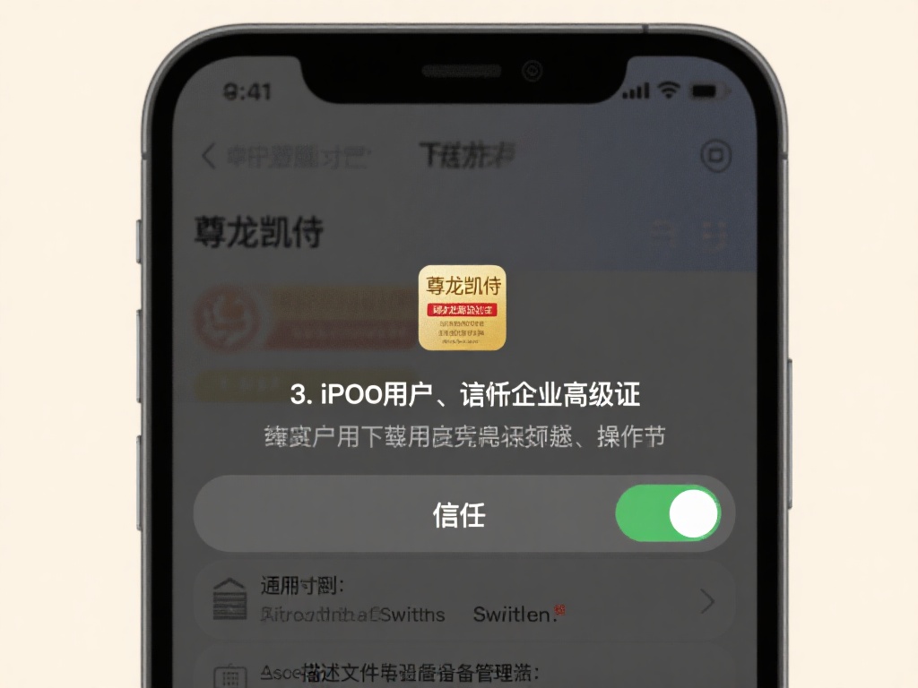 3.&nbsp;iOS用户：信任企业级证书
苹果用户在安装