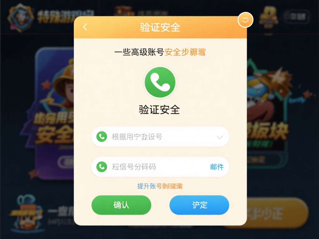 验证安全步骤：有些高级账号或特殊游戏板块，会根据用