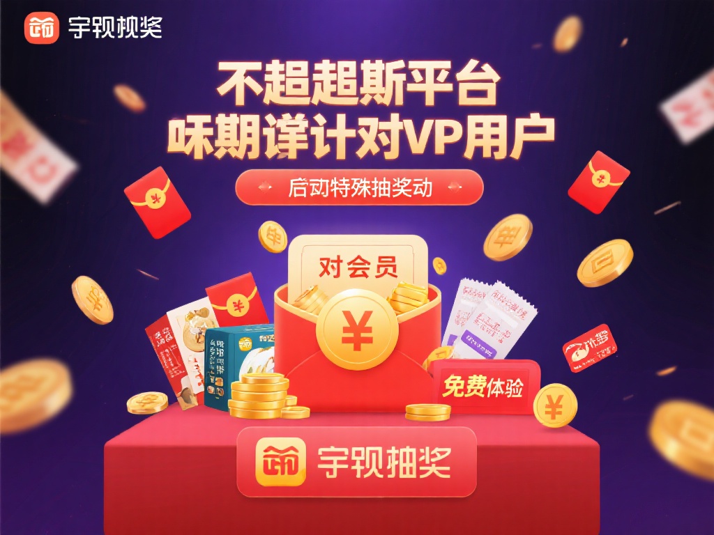 不仅如此，平台还会定期针对VIP用户举办特殊抽奖活