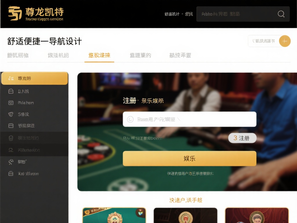 舒适便捷的导航设计：尊龙凯时采用简洁易操作的界面，