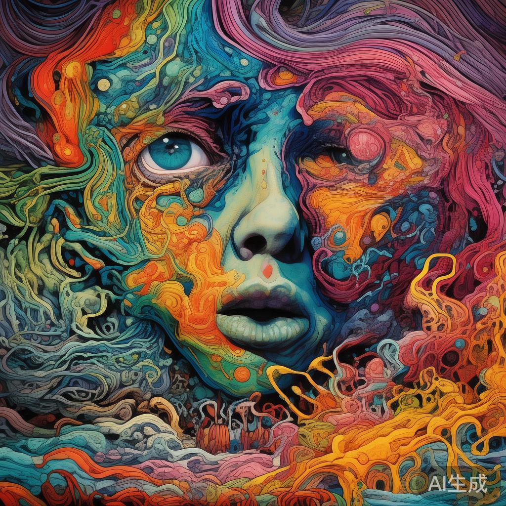 精神疾病患者的内心世界常常充满了错综复杂的幻觉和幻